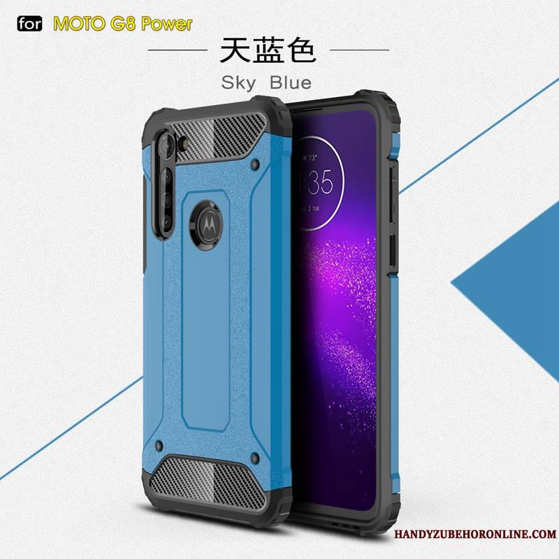 Moto G8 Power Protection Incassable Vent Fluide Doux Nouveau Coque De Téléphone Étui