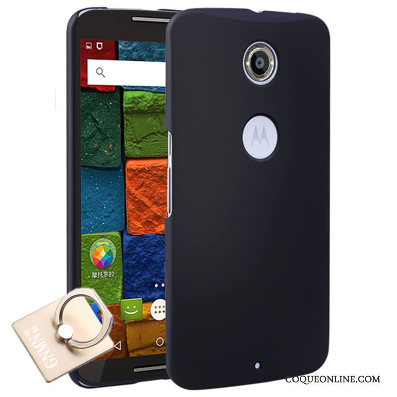 Moto Nexus 6 Coque Étui Bleu Téléphone Portable Incassable Difficile Protection