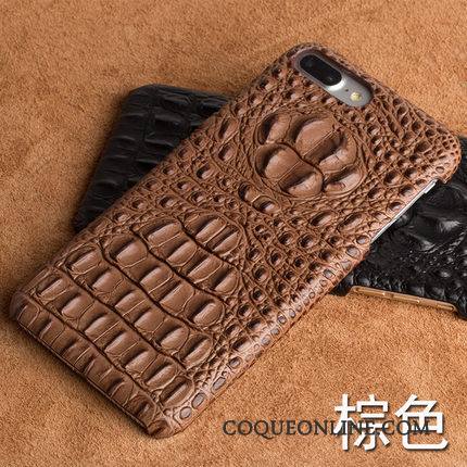 Moto X Coque De Téléphone Cuir Véritable Protection Rouge Crocodile Dimensionnel Luxe