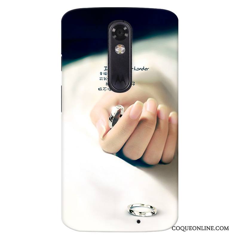 Moto X Force Coque De Téléphone Personnalisé Étui Protection Blanc