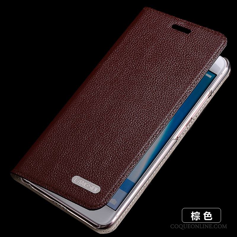 Moto X Force Étui Incassable Protection Housse Or Cuir Véritable Coque De Téléphone