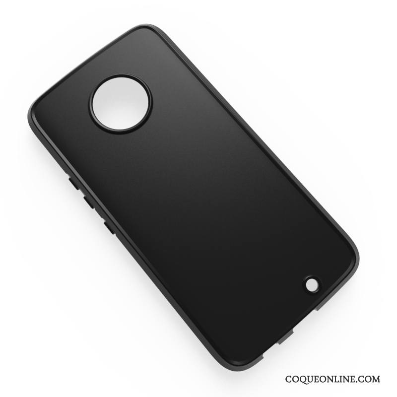 Moto X4 Délavé En Daim Étui Bordure Coque De Téléphone Protection Fluide Doux Transparent