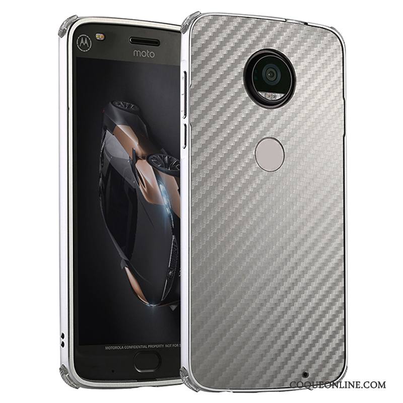 Moto X4 Métal Border Coque Étui Vert Incassable Protection