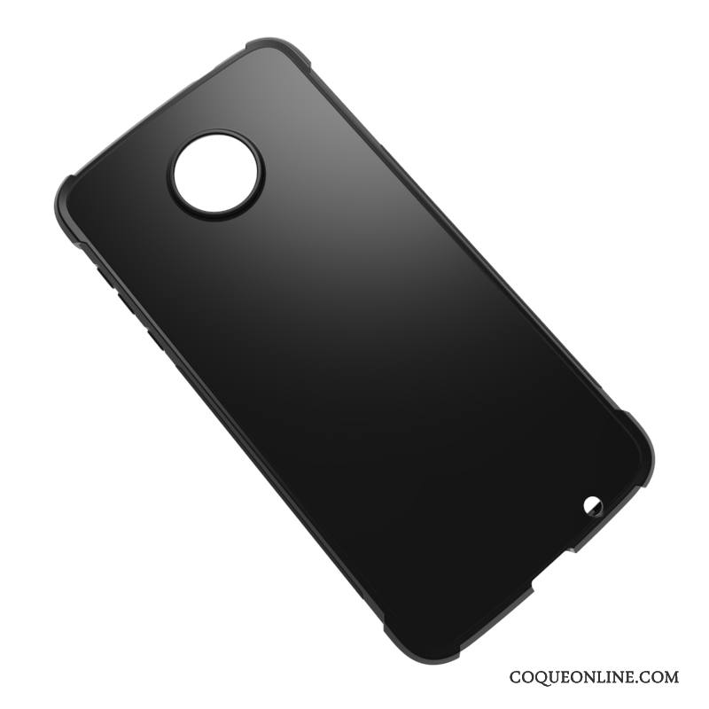 Moto Z 2018 Sac Coque De Téléphone Étui Protection Noir Fluide Doux