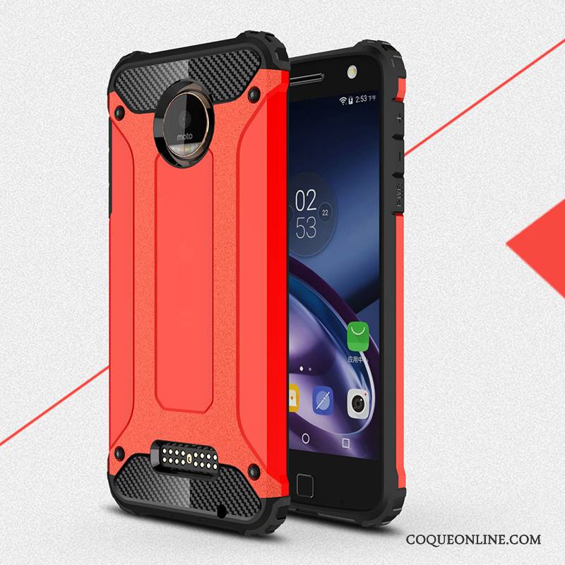 Moto Z Coque De Téléphone Tout Compris Silicone Étui Or Rose Protection Incassable