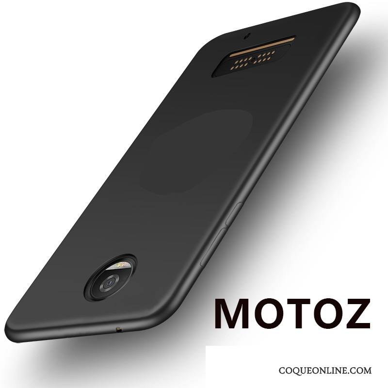 Moto Z Or Rose Coque De Téléphone Protection Incassable Silicone Étui Fluide Doux