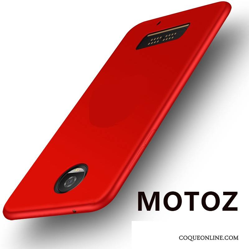 Moto Z Or Rose Coque De Téléphone Protection Incassable Silicone Étui Fluide Doux