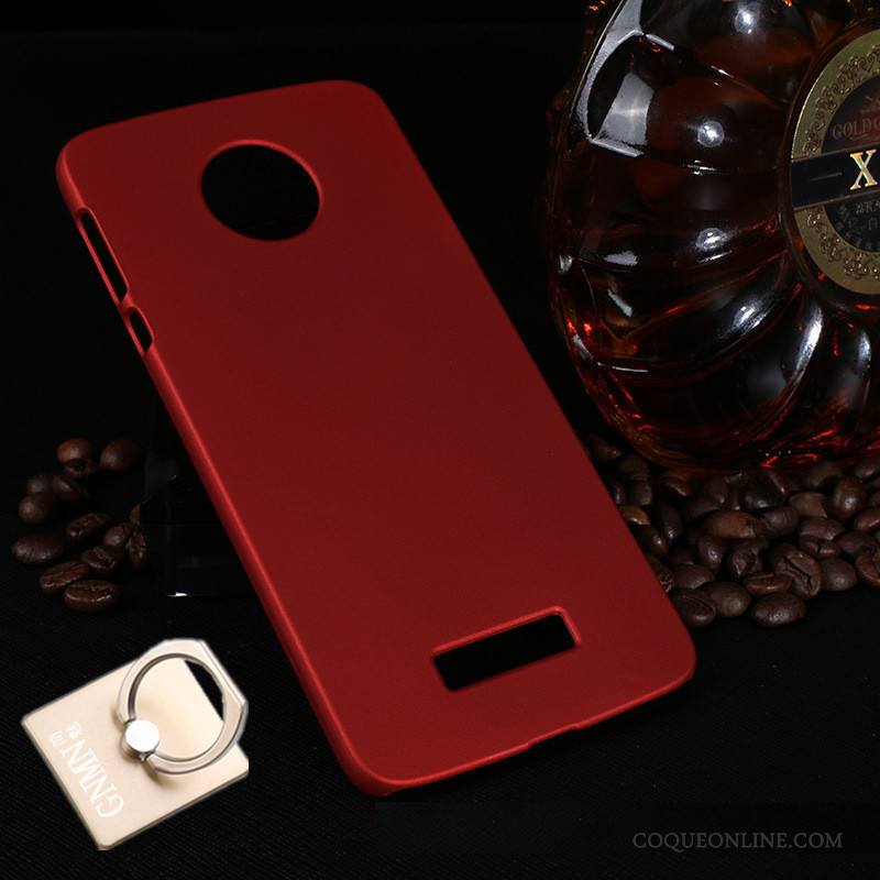 Moto Z Play Coque Rouge Étui Difficile De Téléphone Protection