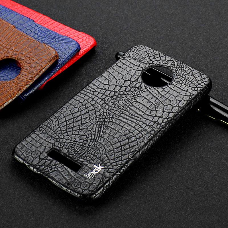 Moto Z Play Coque Étui Couvercle Arrière Téléphone Portable Crocodile Modèle Rouge Protection