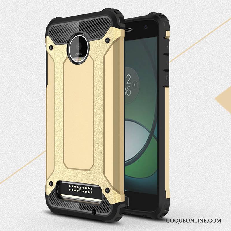 Moto Z Play Fluide Doux Étui Tout Compris Rouge Incassable Coque De Téléphone Protection