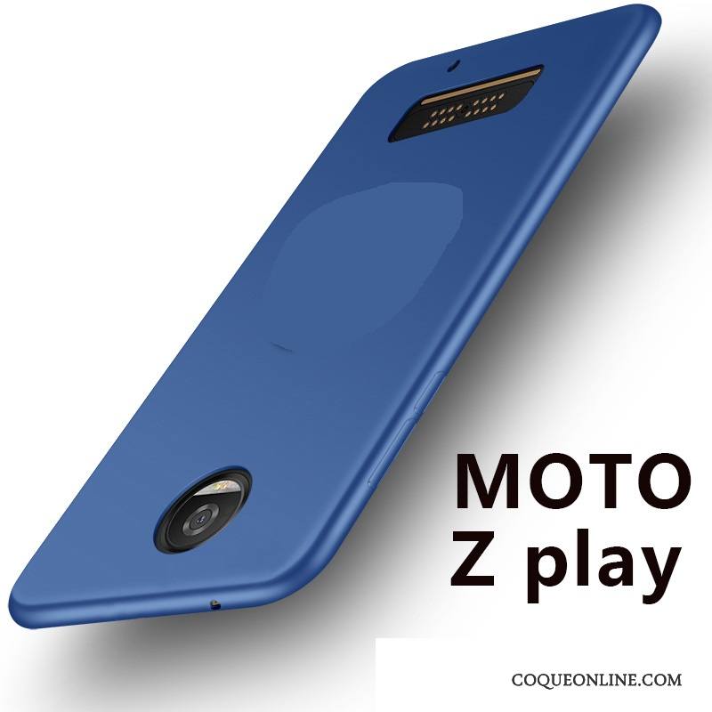 Moto Z Play Protection Fluide Doux Silicone Étui Coque Tout Compris Noir