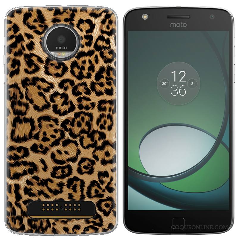 Moto Z Play Étui Coque Bleu Téléphone Portable Protection De Téléphone