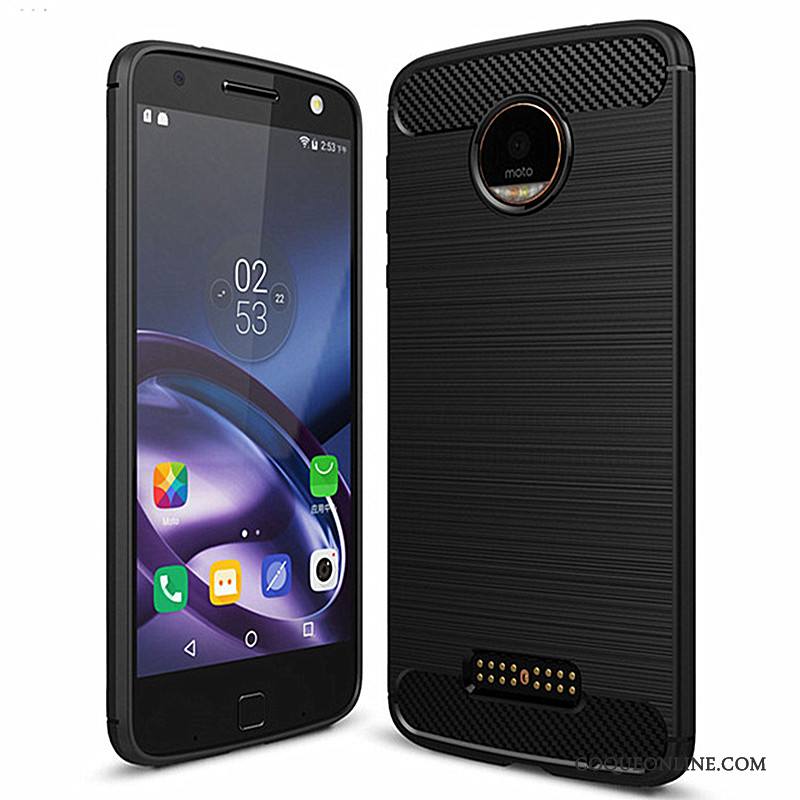 Moto Z Play Étui Coque De Téléphone Protection Tout Compris Bleu