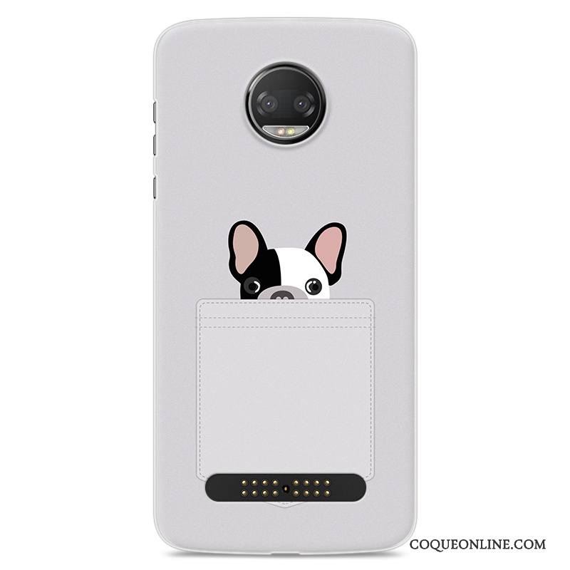 Moto Z2 Force Edition Incassable Protection Dessin Animé Fluide Doux Coque De Téléphone Étui Créatif