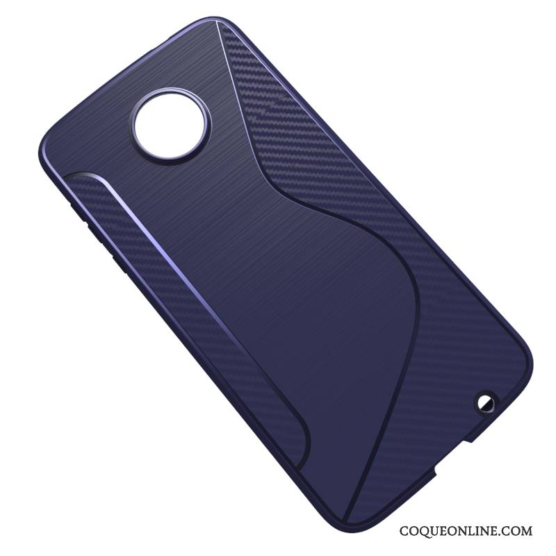 Moto Z2 Force Edition Protection Coque De Téléphone Tout Compris Étui Incassable Bleu Fluide Doux