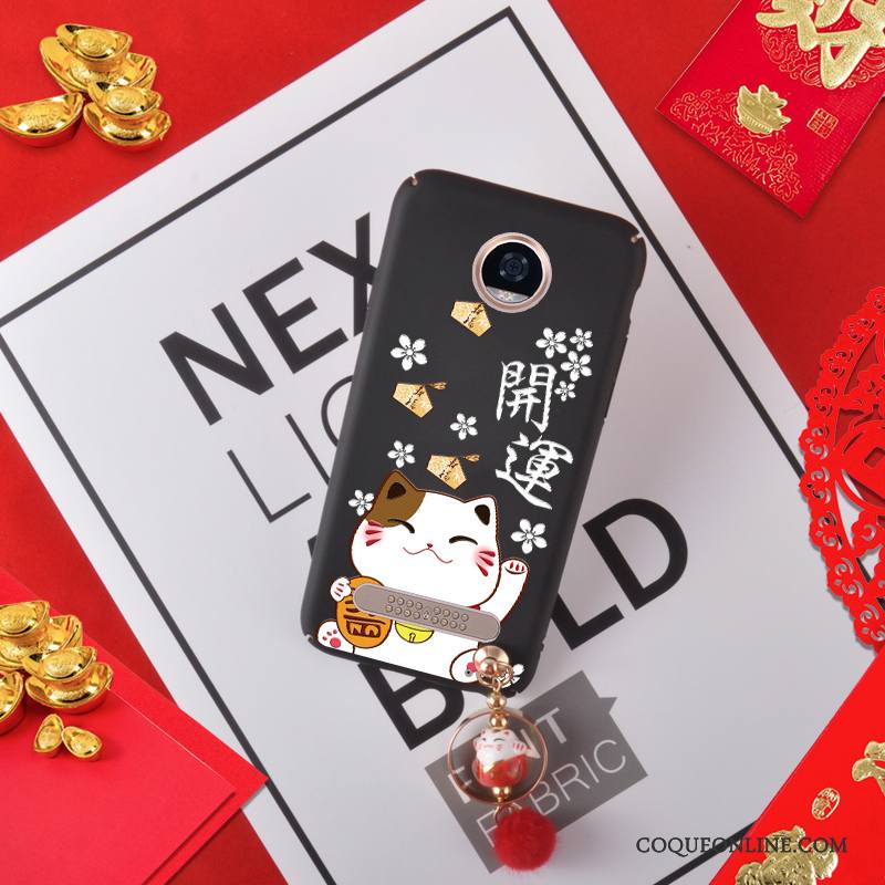 Moto Z2 Play Coque Difficile Nouveau Rouge Richesse Chat De Téléphone