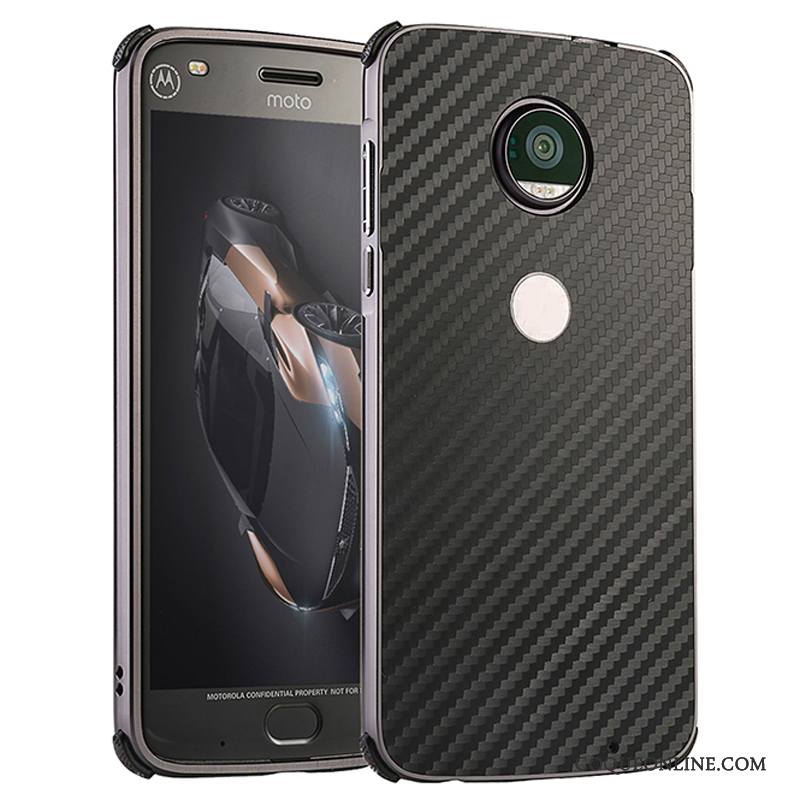 Moto Z2 Play Incassable Protection Étui Téléphone Portable Border Coque Métal