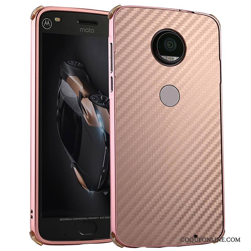 Moto Z2 Play Incassable Protection Étui Téléphone Portable Border Coque Métal