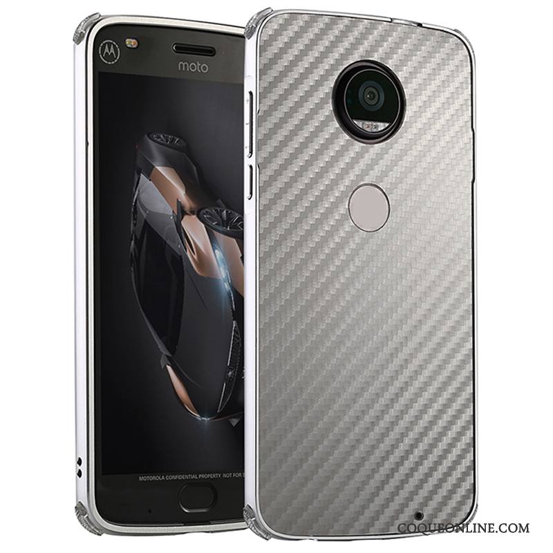 Moto Z2 Play Incassable Protection Étui Téléphone Portable Border Coque Métal