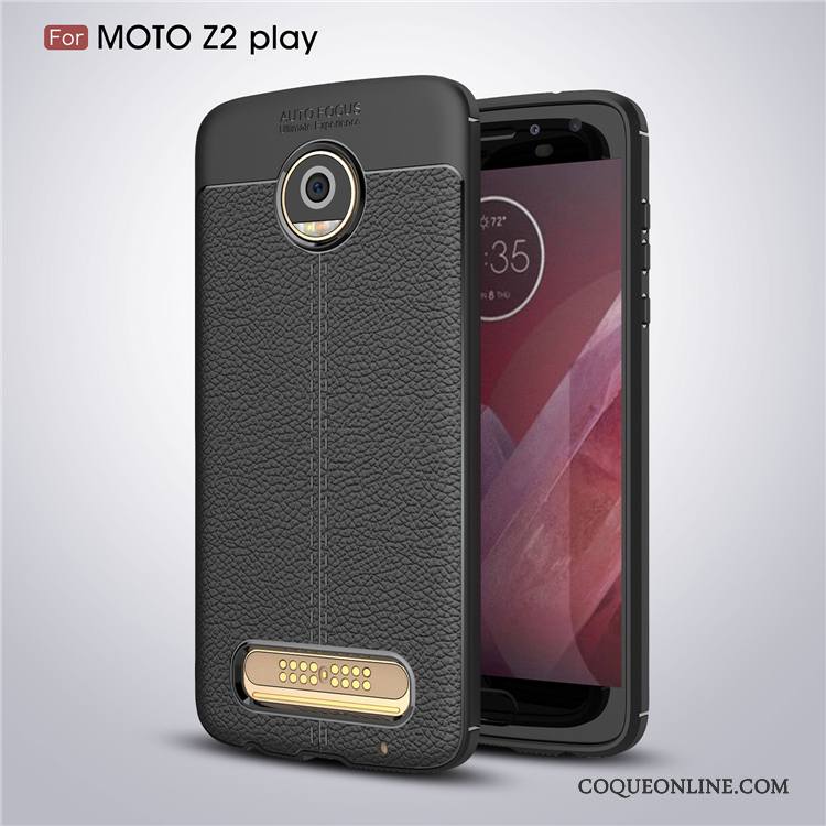 Moto Z2 Play Modèle Fleurie Coque De Téléphone Silicone Protection Fluide Doux Étui Incassable