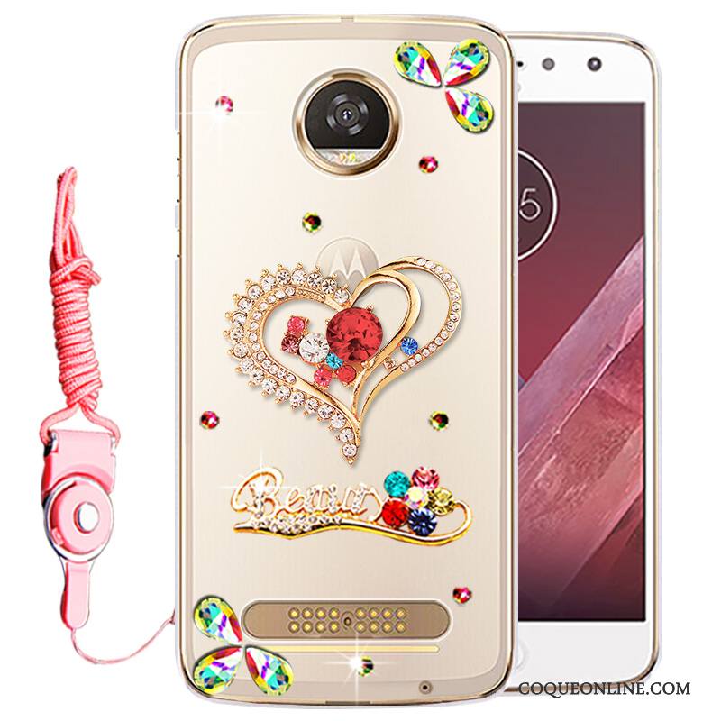 Moto Z2 Play Protection Téléphone Portable Coque De Téléphone Étui Strass