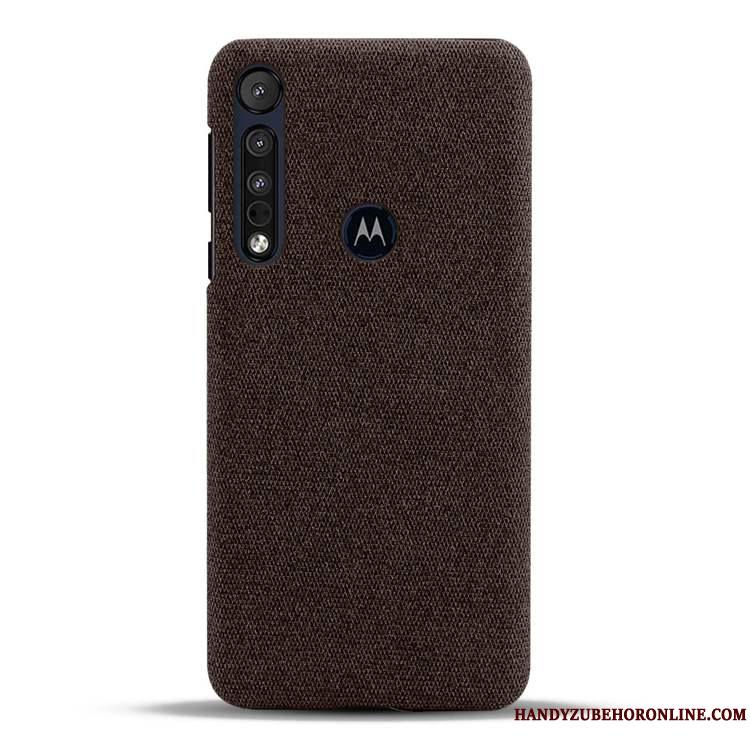 Motorola One Macro Protection Étui Coque De Téléphone Légères Bleu