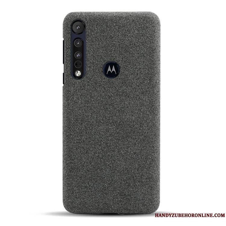 Motorola One Macro Protection Étui Coque De Téléphone Légères Bleu