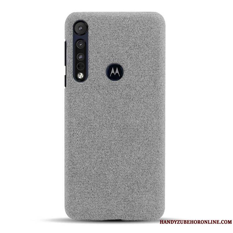 Motorola One Macro Protection Étui Coque De Téléphone Légères Bleu