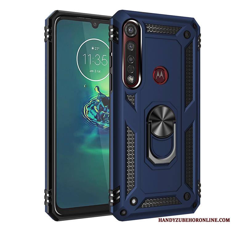 Motorola One Macro Rose Protection Étui Tout Compris Silicone Fluide Doux Coque De Téléphone