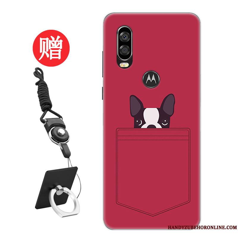 Motorola One Vision Coque Amoureux Membrane Rat Frais Étui Tendance Nouveau