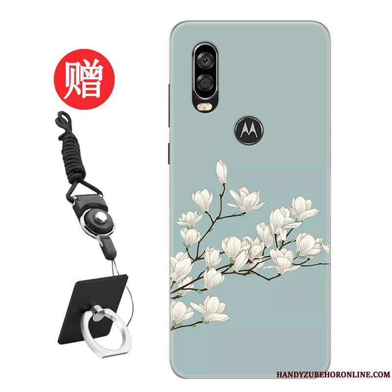 Motorola One Vision Coque Amoureux Membrane Rat Frais Étui Tendance Nouveau