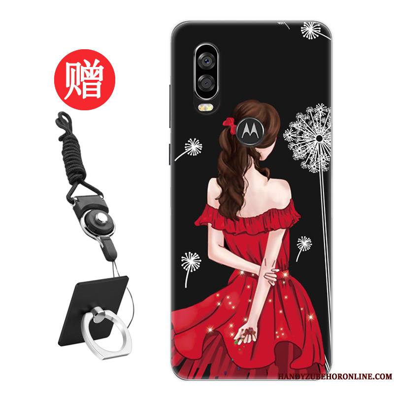 Motorola One Vision Coque Amoureux Membrane Rat Frais Étui Tendance Nouveau