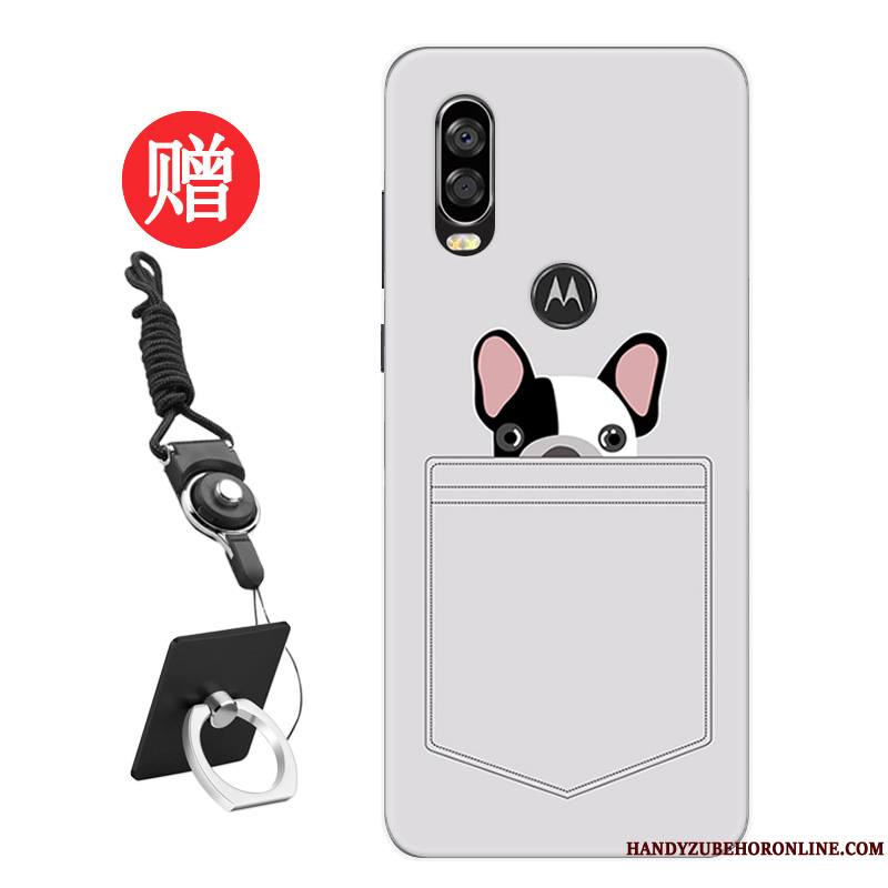 Motorola One Vision Coque Amoureux Membrane Rat Frais Étui Tendance Nouveau