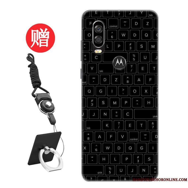 Motorola One Vision Coque Amoureux Membrane Rat Frais Étui Tendance Nouveau