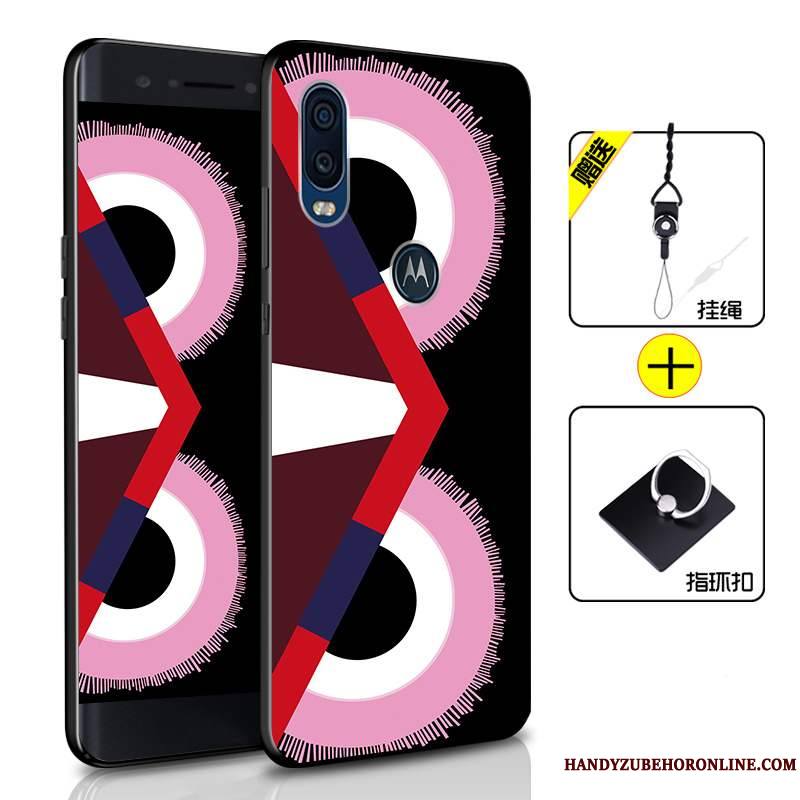 Motorola One Vision Fluide Doux Protection Étui Incassable Tout Compris Silicone Coque De Téléphone