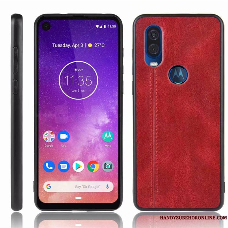 Motorola One Vision Protection Tout Compris Étui Incassable Bleu Coque De Téléphone