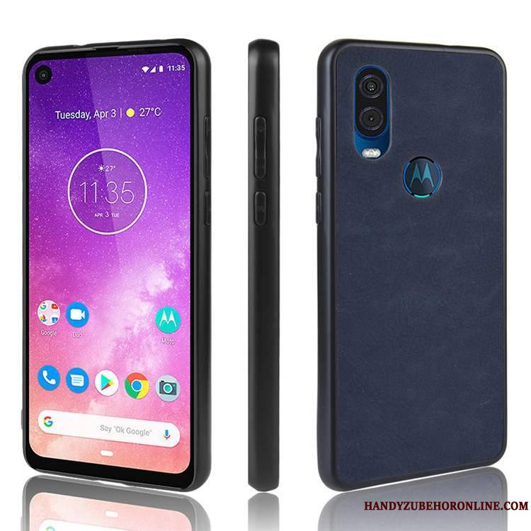 Motorola One Vision Étui Protection Incassable Noir Coque De Téléphone