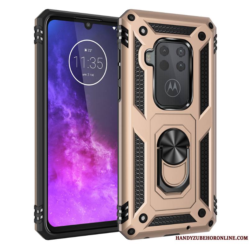 Motorola One Zoom Support Coque Incassable Rouge À Bord Tout Compris De Téléphone