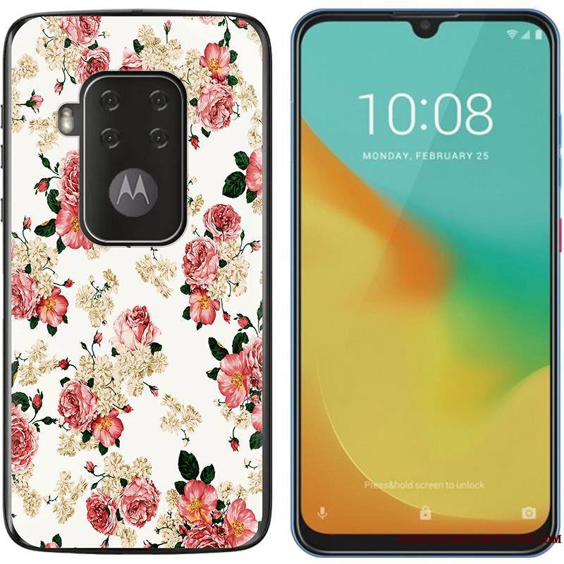 Motorola One Zoom Tendance Fluide Doux Chaud Coque De Téléphone Violet Nouveau Peinture