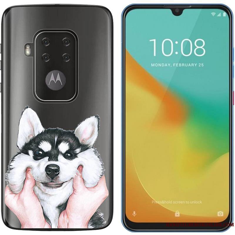 Motorola One Zoom Tendance Fluide Doux Chaud Coque De Téléphone Violet Nouveau Peinture