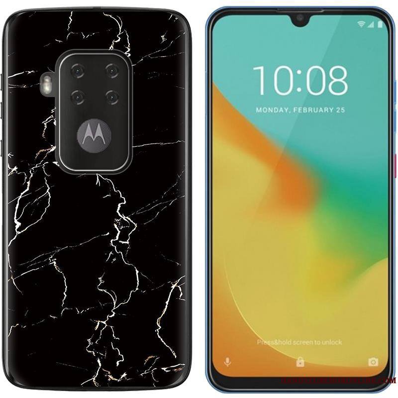 Motorola One Zoom Tendance Fluide Doux Chaud Coque De Téléphone Violet Nouveau Peinture