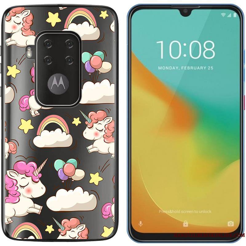 Motorola One Zoom Tendance Fluide Doux Chaud Coque De Téléphone Violet Nouveau Peinture