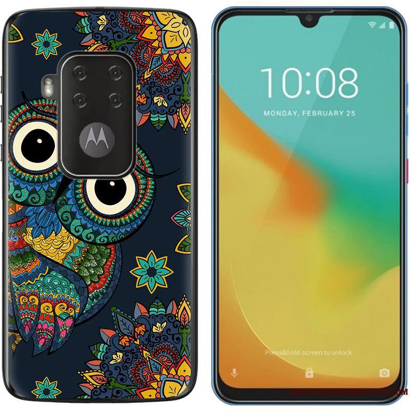 Motorola One Zoom Tendance Fluide Doux Chaud Coque De Téléphone Violet Nouveau Peinture