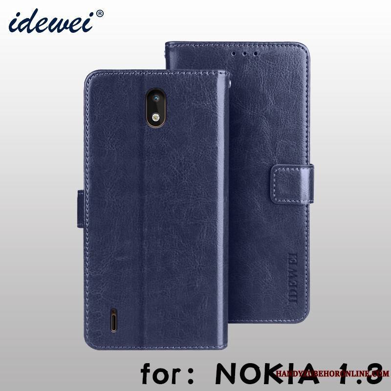 Nokia 1.3 Téléphone Portable Coque Housse Étui En Cuir Support Protection Portefeuille