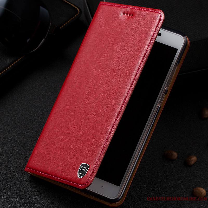 Nokia 2.1 Coque De Téléphone Modèle Fleurie Protection Rouge Étui