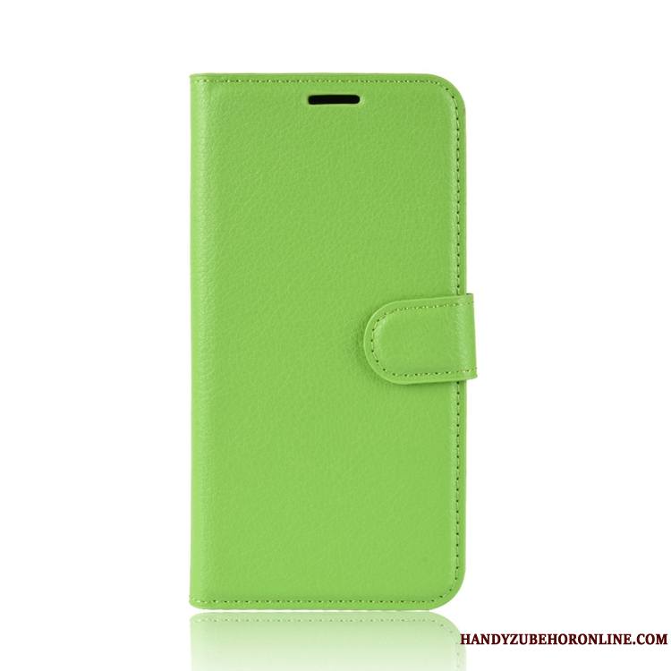 Nokia 2.1 Coque De Téléphone Étui En Cuir Litchi Modèle Fleurie Vert Carte