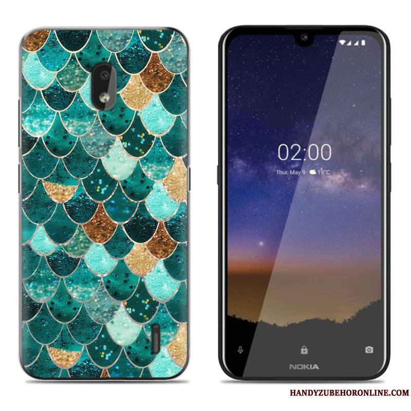 Nokia 2.2 Coque Transparent Peinture Étui De Téléphone Fluide Doux Incassable