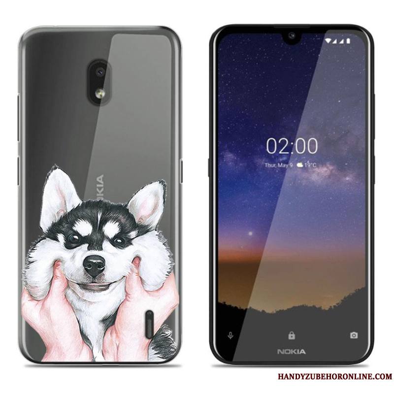 Nokia 2.2 Coque Transparent Peinture Étui De Téléphone Fluide Doux Incassable