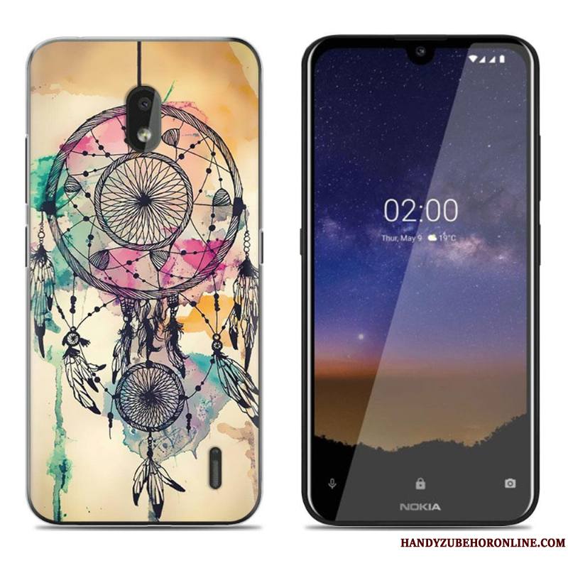 Nokia 2.2 Coque Transparent Peinture Étui De Téléphone Fluide Doux Incassable