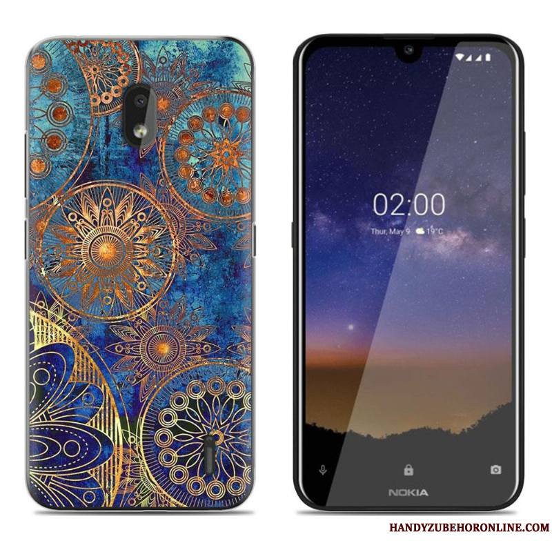 Nokia 2.2 Coque Transparent Peinture Étui De Téléphone Fluide Doux Incassable